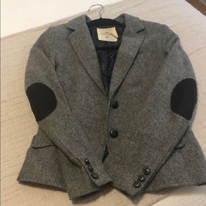 Wool Elbow Patch blazer